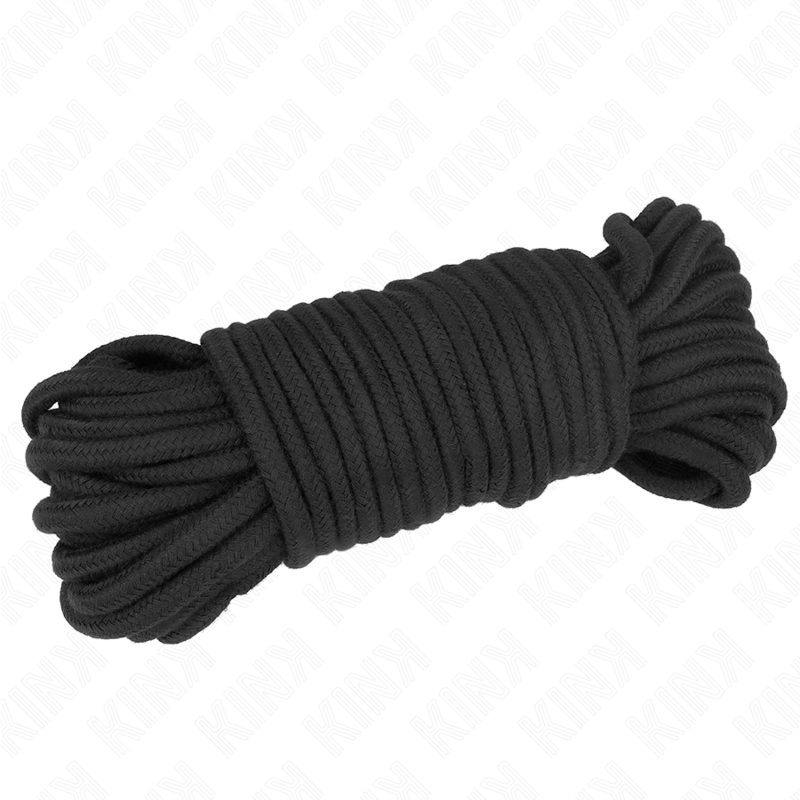 Kink - Corde Bondage en Coton 20m - Noir