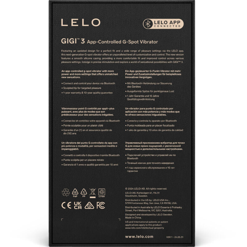 LELO - GIGI™ 3 VIBRATEUR POINT G ROSE