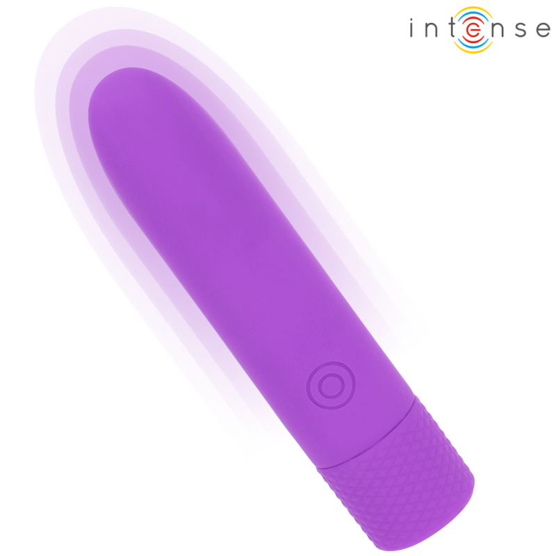 Intense - symone bullet vibrant rechargeable usb 8 vibrations violet 10 x 2,2 cm