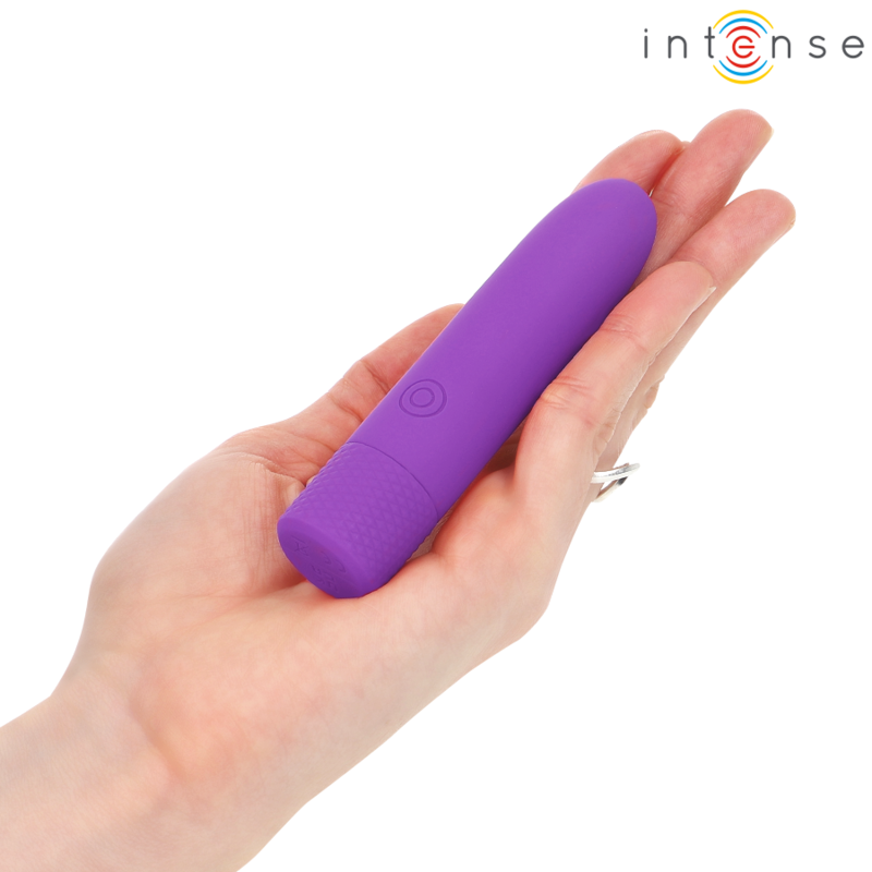 Intense - symone bullet vibrant rechargeable usb 8 vibrations violet 10 x 2,2 cm