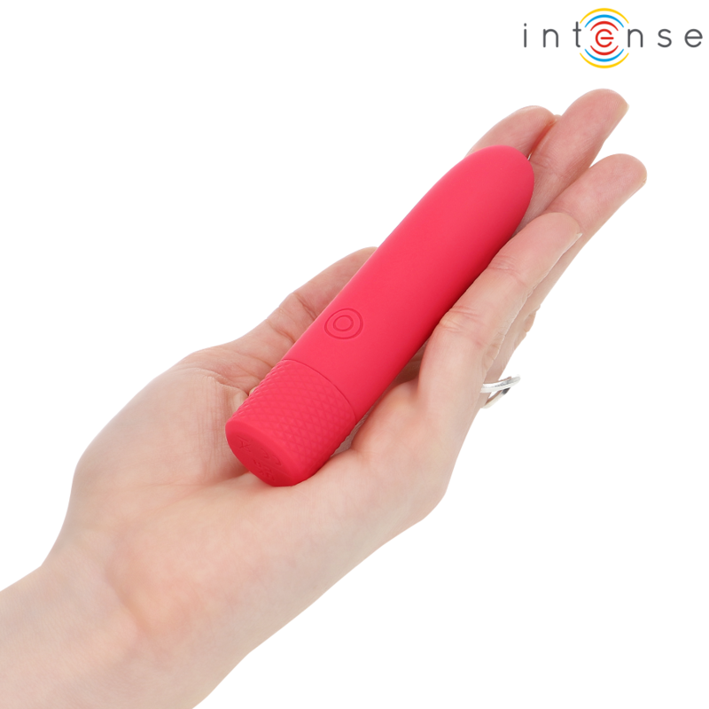 Intense - symone bullet vibrant rechargeable usb 8 vibrations rouge 10 x 2,2 cm