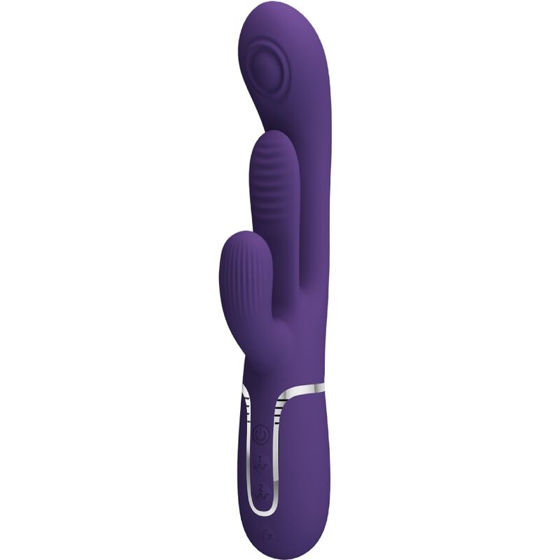 Pretty Love – Stimulateur Rabbit Multifonction 3 en 1 Shania Violet