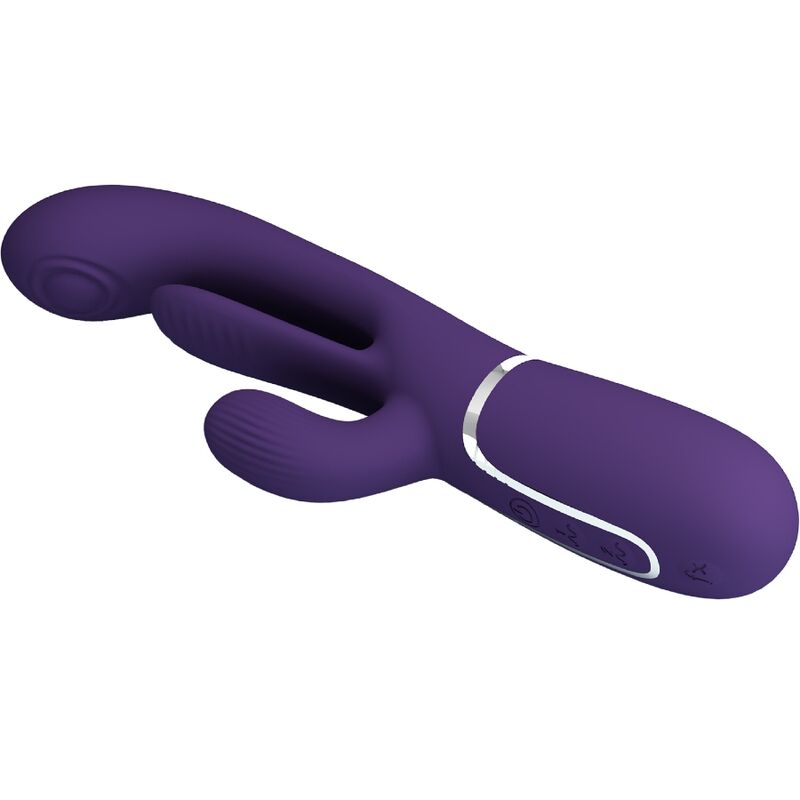 Pretty Love – Stimulateur Rabbit Multifonction 3 en 1 Shania Violet