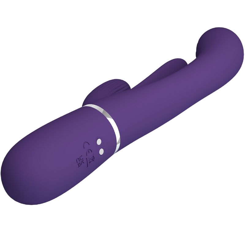 Pretty Love – Stimulateur Rabbit Multifonction 3 en 1 Shania Violet