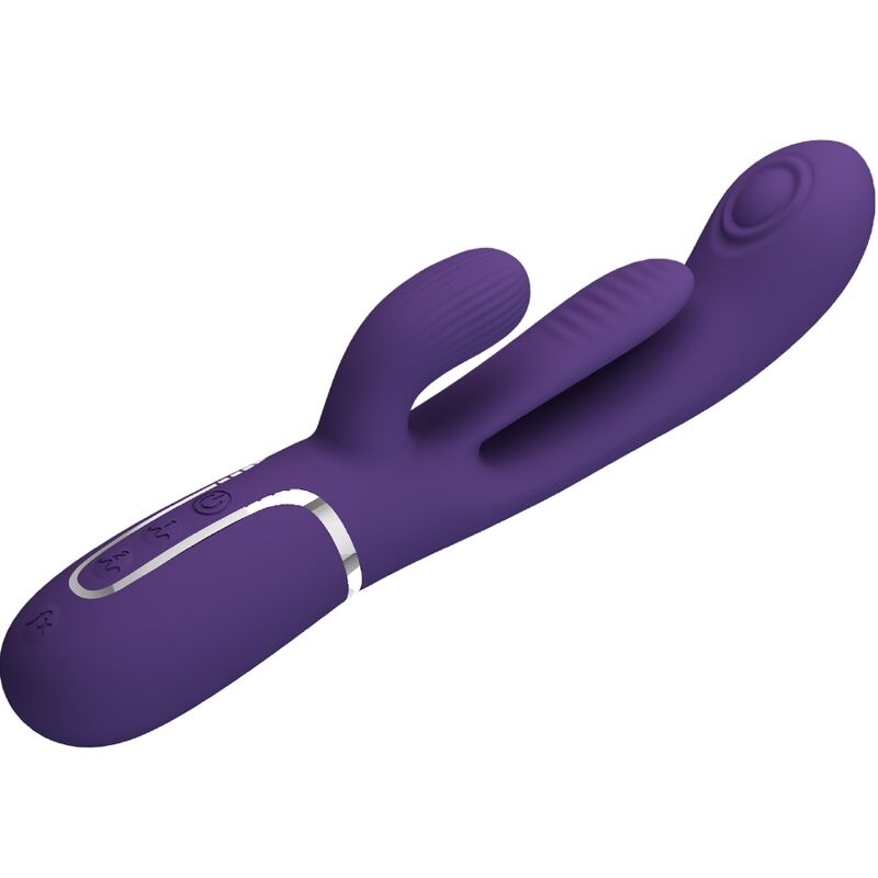 Pretty Love – Stimulateur Rabbit Multifonction 3 en 1 Shania Violet