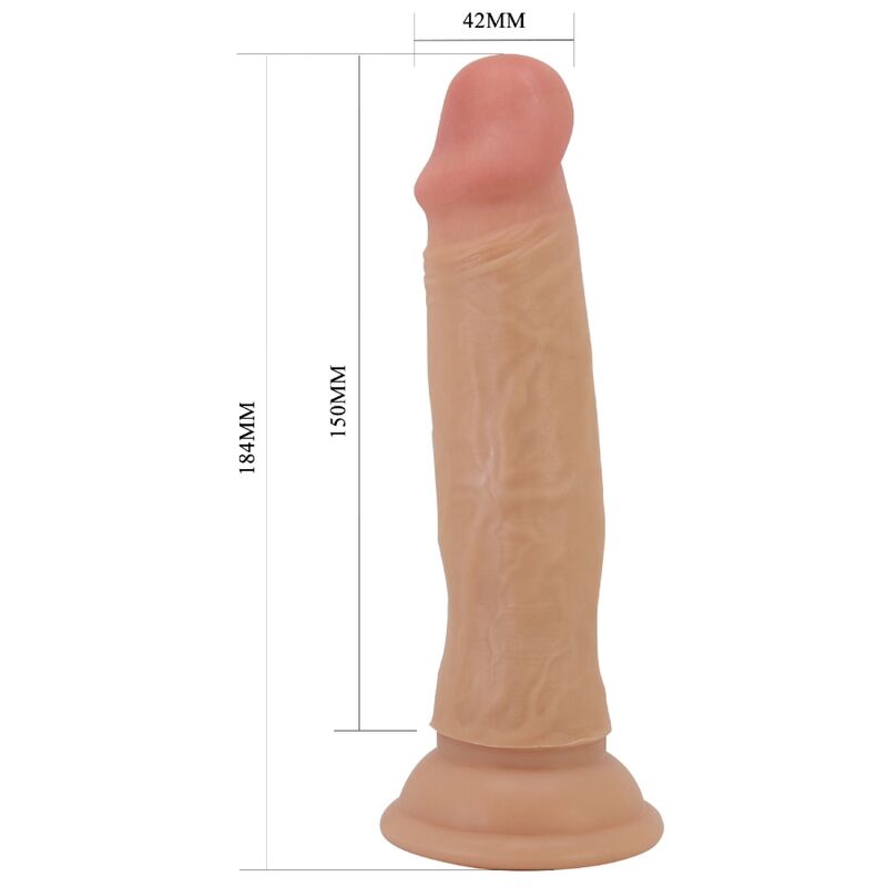 Pretty love - gode réaliste quentin 18 cm chair
