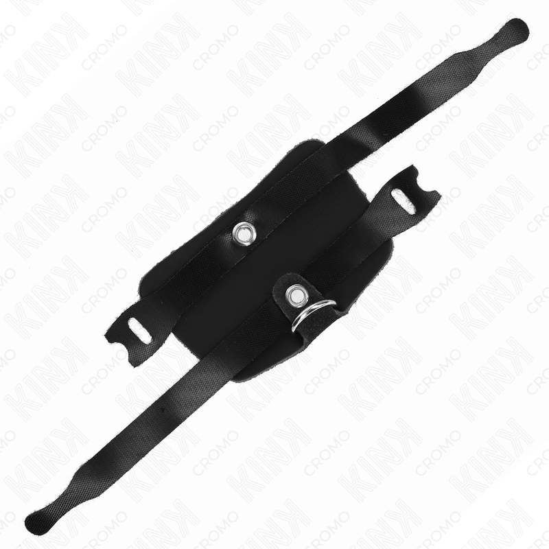 Kink - anneau pénis en cuir avec fermeture à crochet réglable