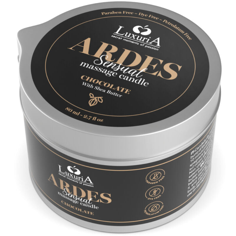 Intimateline -  Bougie de Massage au chocolat Luxuria Ardes