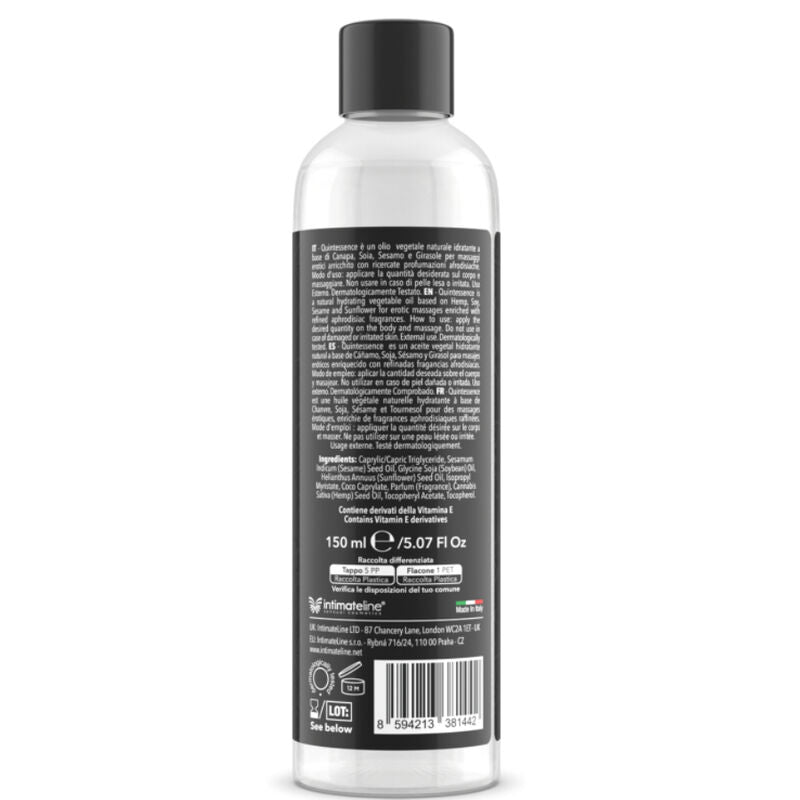 Intimateline luxuria - huile de massage nuage de sucre 150 ml