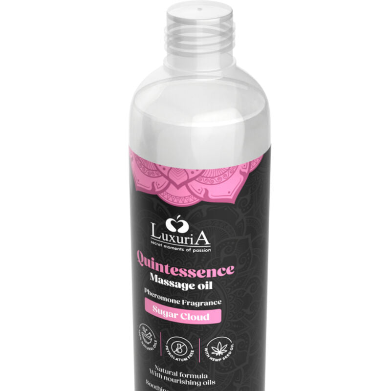 Intimateline luxuria - huile de massage nuage de sucre 150 ml