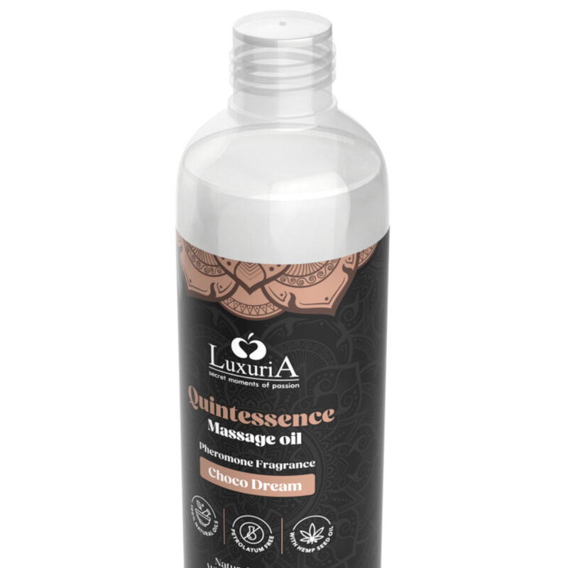 Intimateline luxuria - huile de massage chocolat 150 ml
