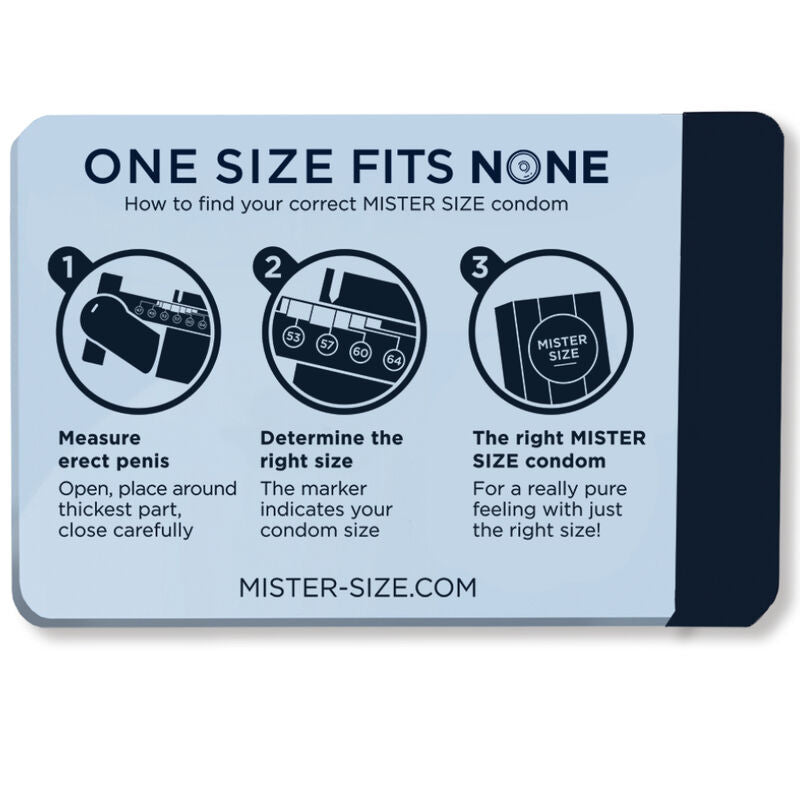 Dimensionneur de préservatifs Mister Size - Mister Size - MISTER SIZE