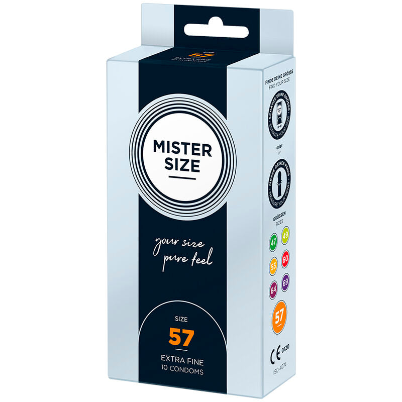 Mister size - préservatif taille l 57 mm (10 unités)