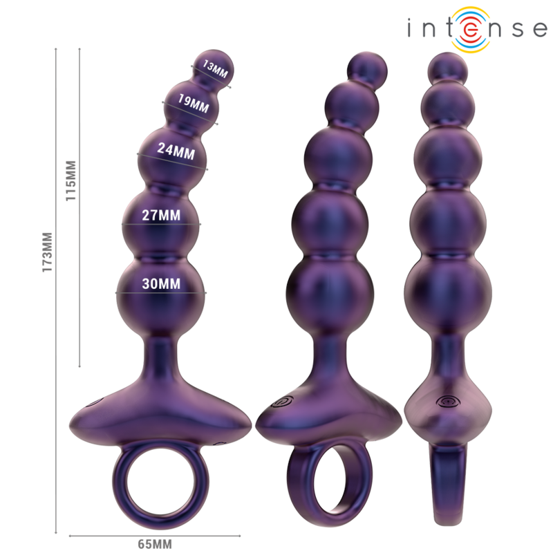 INTENSE - TITO PLUG ANAL VIBRANT MODÈLE 3 TÉLÉCOMMANDE