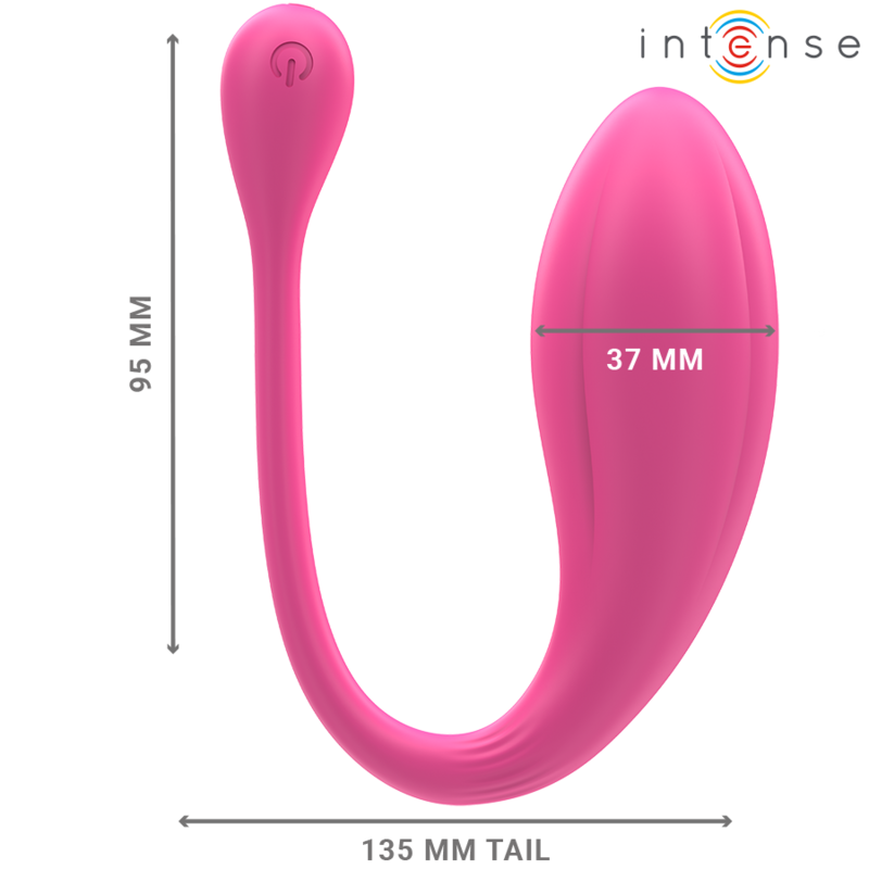 Intense – Stimulateur pour couple connecté avec télécommande Janice – Rose