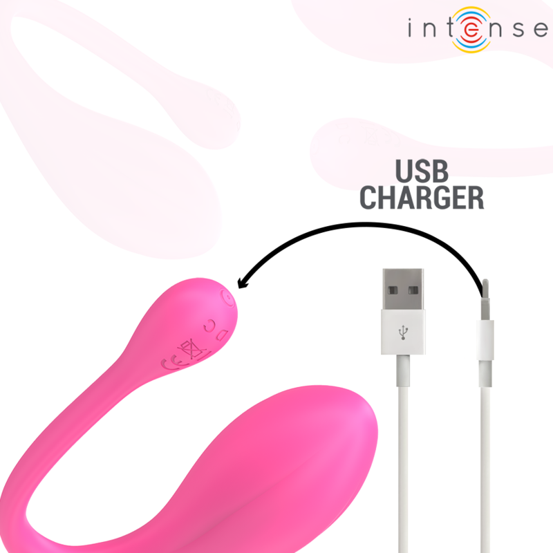 Intense – Stimulateur pour couple connecté avec télécommande Janice – Rose