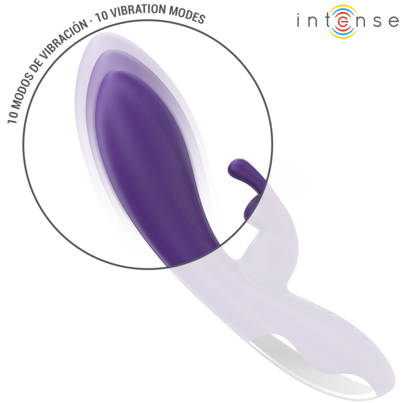 INTENSE - RANDALL VIBRATEUR RABBIT 10 VIBRATIONS VIOLET