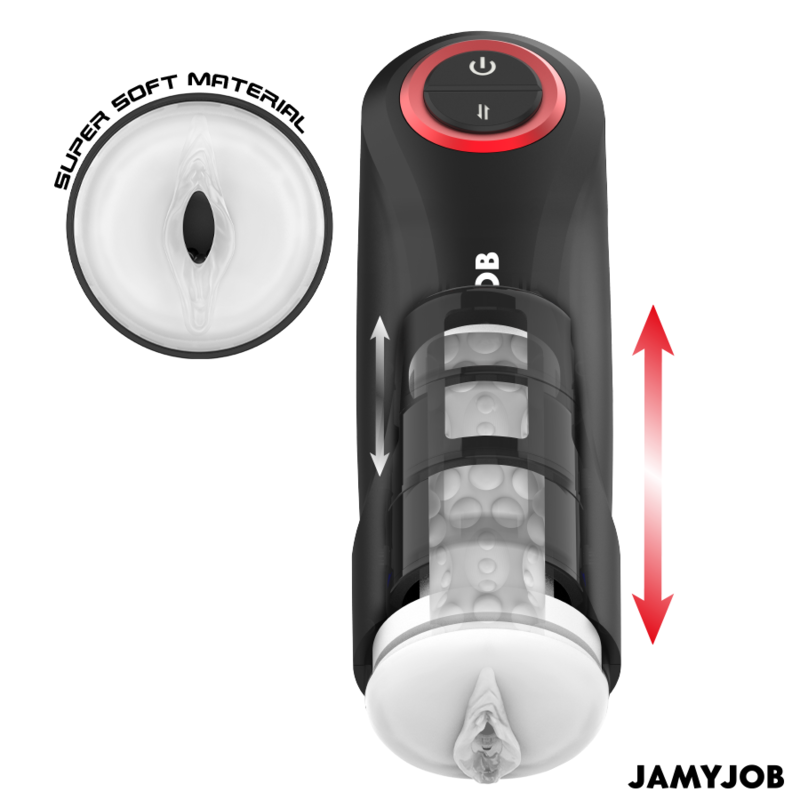 JAMYJOB - MASTURBATEUR VAGIN AUTOMATIQUE PAR GRAVITÉ 5 MODES D'ASPIRATION