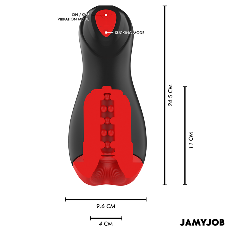 JAMYJOB - MASTURBATEUR AUTOMATIQUE CORE-X 5 MODES D'ASPIRATION ET DE VIBRATION