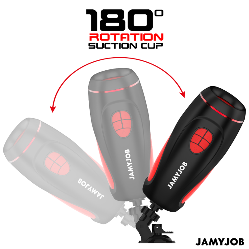 JAMYJOB - MASTURBATEUR AUTOMATIQUE PYSTON BASE AVEC DILDO À TÉLÉCOMMANDE