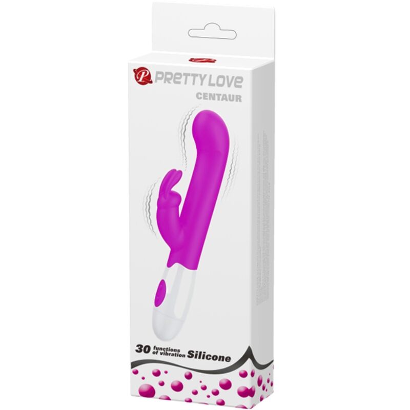 Pretty love - vibrateur centaure lapin 30 modes de vibration violet