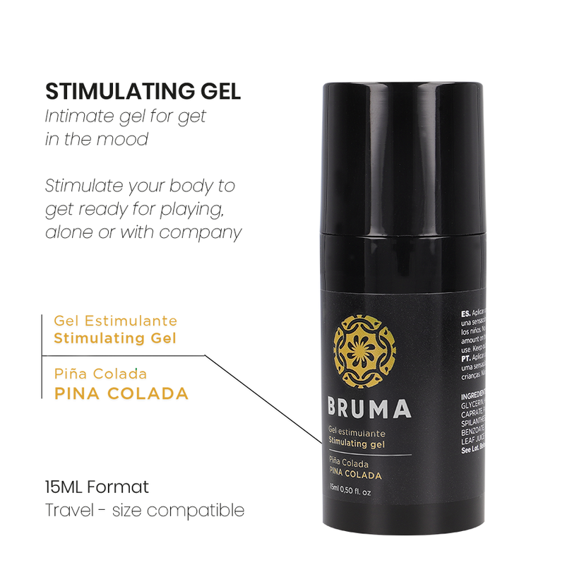 Gel Stimulant Bruma Saveur Pina Colada 15ml - Bruma
