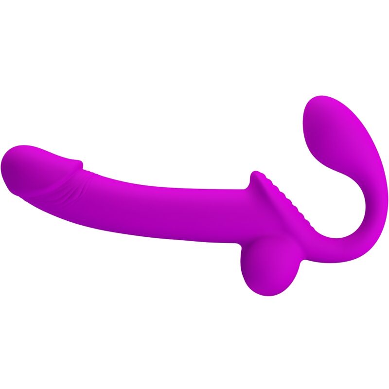 Pretty love - stimulateur double strap-on kelpie violet