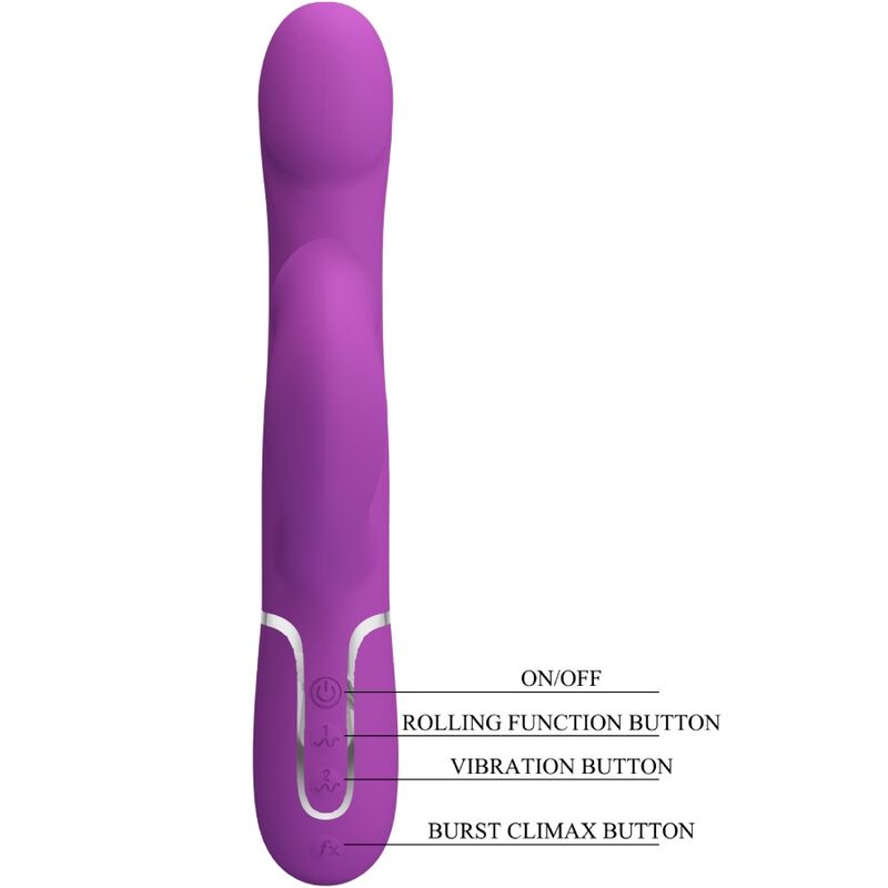 Pretty Love – Stimulateur Rabbit Multifonction 4 en 1 Violet