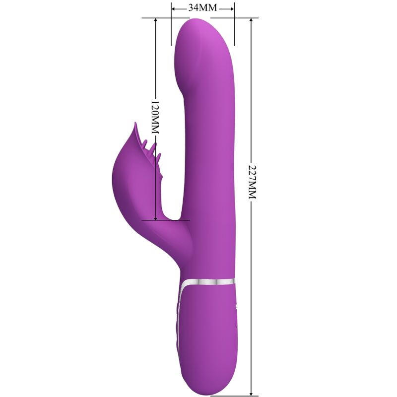 Pretty Love – Stimulateur Rabbit Multifonction 4 en 1 Violet