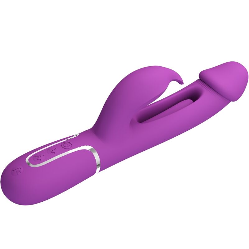 Pretty love - kampas vibrateur lapin multifonction 3 en 1 violet