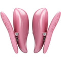 Pretty Love – Pince à tétons vibrante avec télécommande Rose
