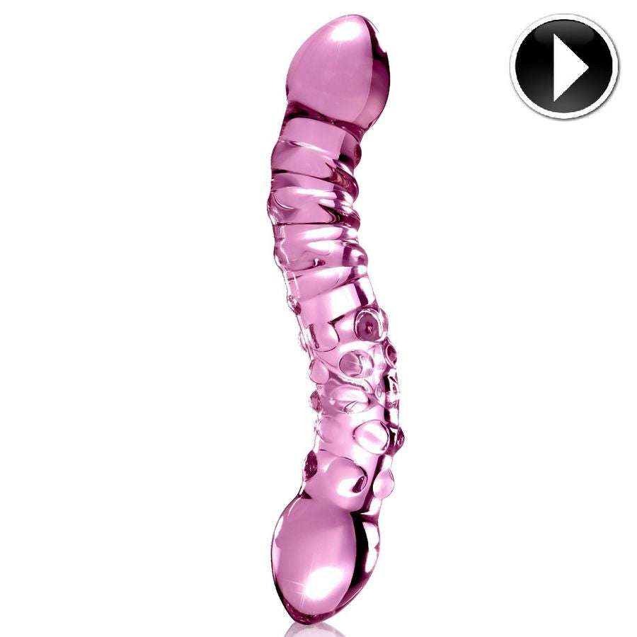 Icicles – Gode en verre N°55 pour stimulation ciblée du point G