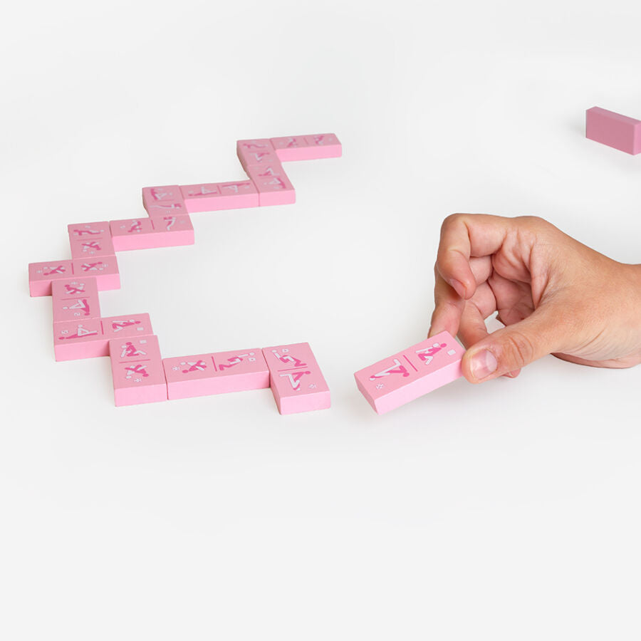 SECRETPLAY - JEU DE DOMINOS EN BOIS KINKY