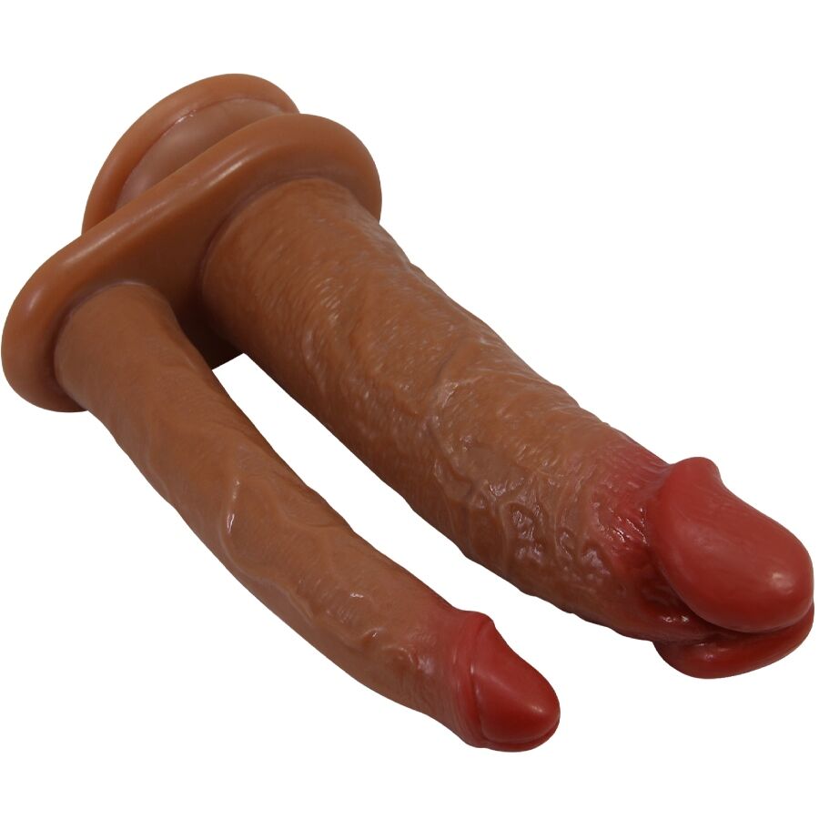 Pretty love - hulbert double gode réaliste avec vibration mulato