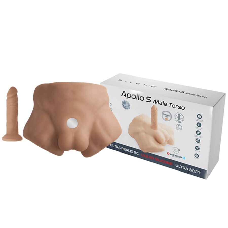 SILEXD - TORSE D'HOMME RÉALISTE APOLLO S CARAMEL