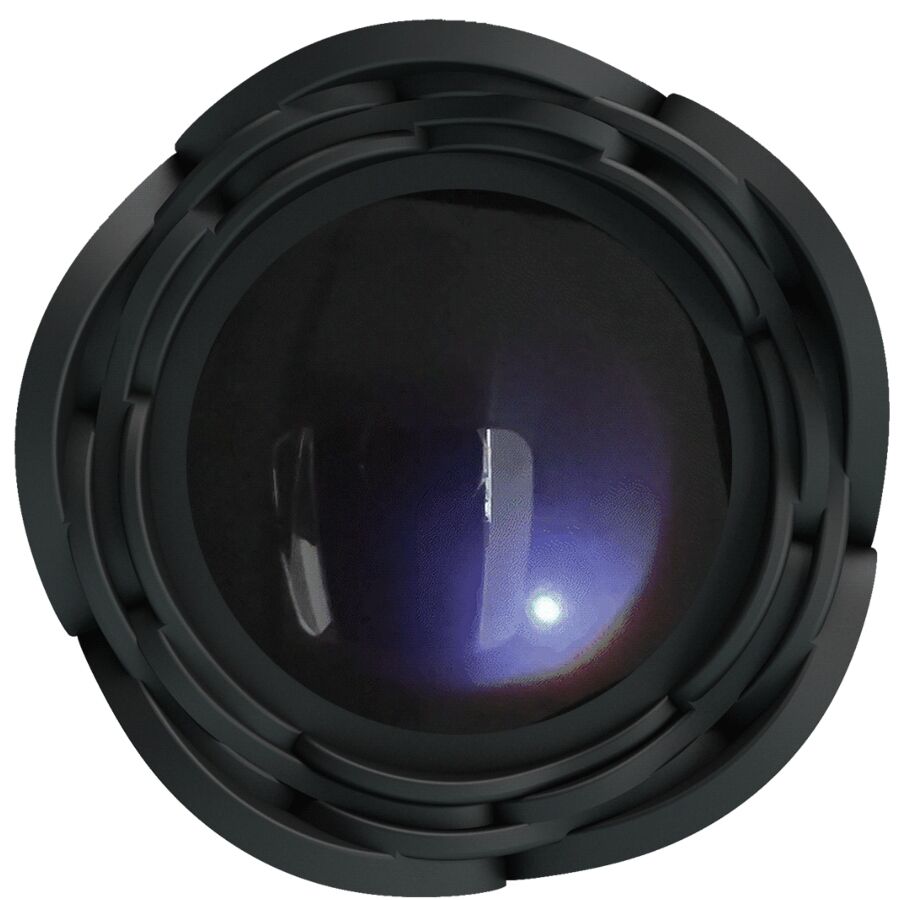 Plug Anal Vibrant Lumineux Olman LED Noir - Pretty Love