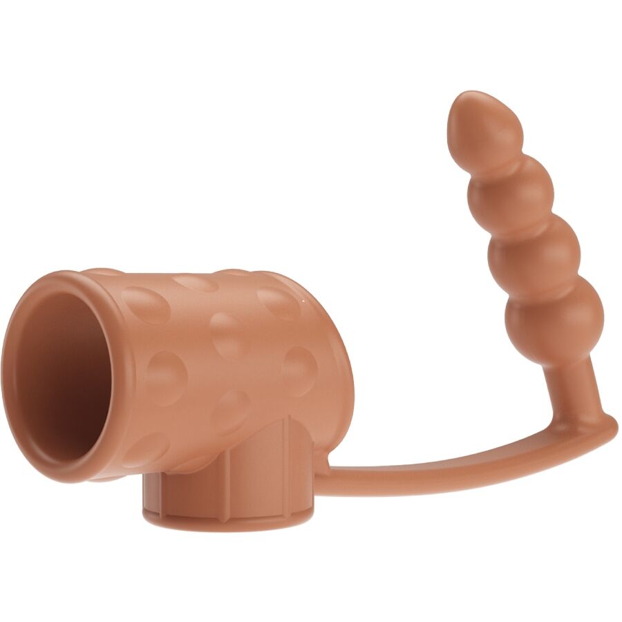 Set Erotique Manchon Pénis et Plug Anal Naturel - Pretty Love