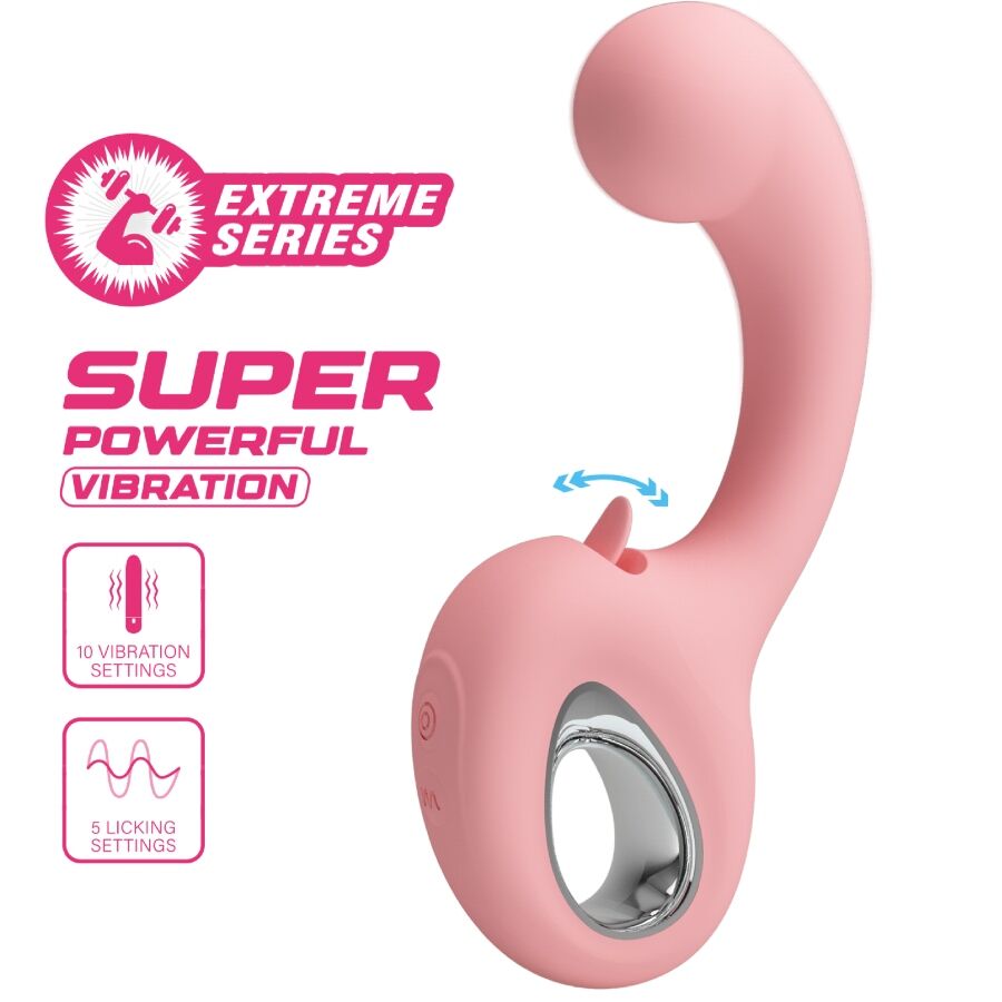 Vibrateur Double Stimulation Erynnyes Rose - Pretty Love