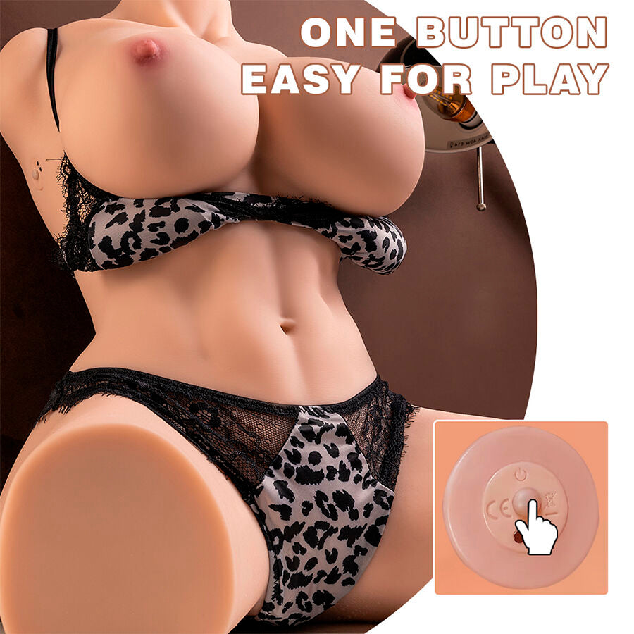 XISE - MURIEL TORSE FÉMININ RÉALISTE AVEC POUSSÉE 55 CM