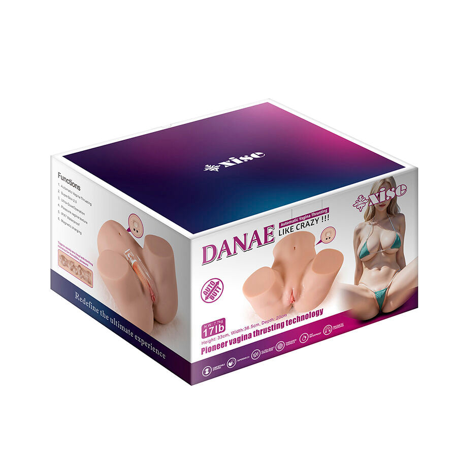 XISE - DANAE - Masturbateur vaginal réaliste avec vibrations multi-positions