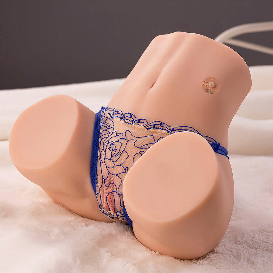 XISE - MAYA MASTURBATEUR RÉALISTE VAGIN ET ANUS SUÇANT AVEC VIBRATIONS ET ONDES STIMULANTES 4,5 KG