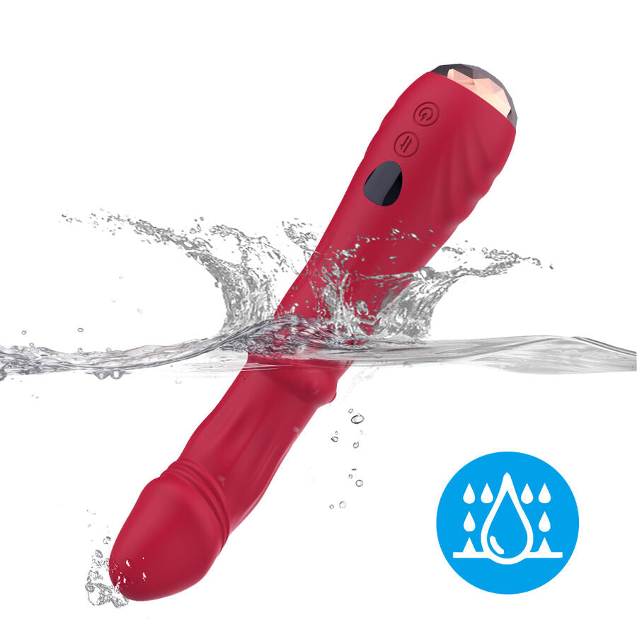 Gode Vibrant Armony Point A Thermo-Réglable Rouge - Armony