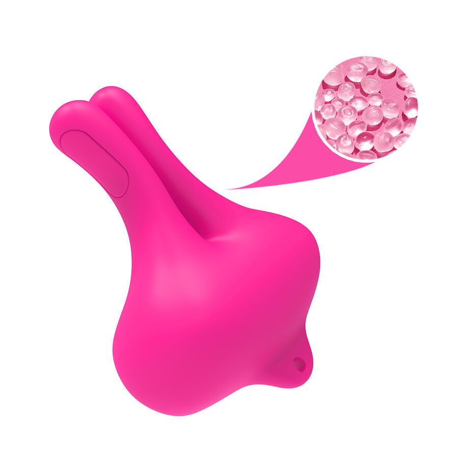 Pinces à Tétons Magnétiques Vibrantes Lapin Rose - Armony
