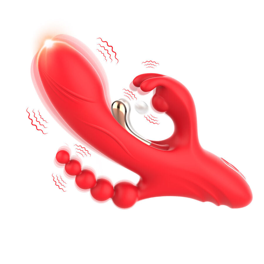 Vibromasseur Double Stimulation Armony Point G Rouge - Armony