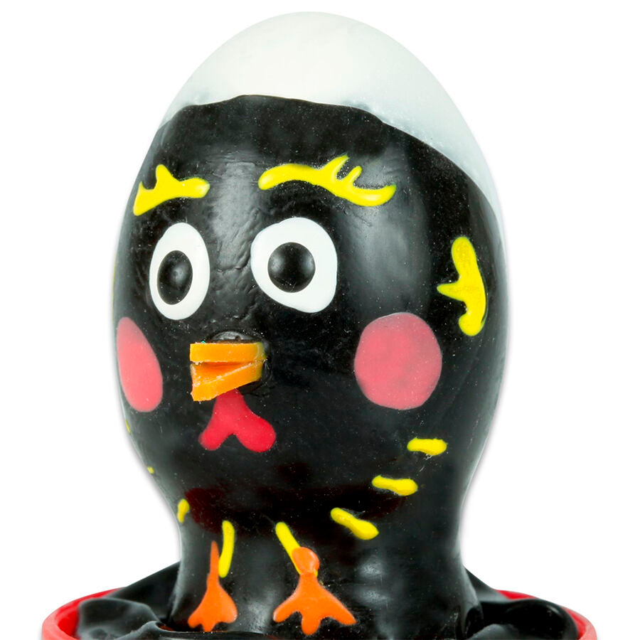 Préservatif Fantaisie Peint Main Poulet Noir - Condomerie - CONDOMERIE