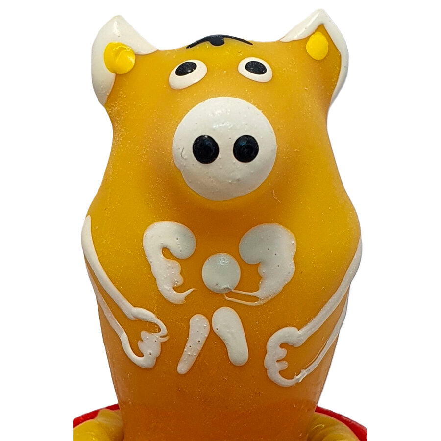 Préservatif Fantaisie Cochon Assis Jaune - Condomerie - CONDOMERIE