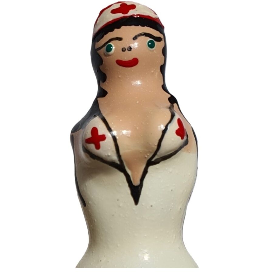 Préservatif Fantaisie Peint Infirmière Blonde - Condomerie - CONDOMERIE