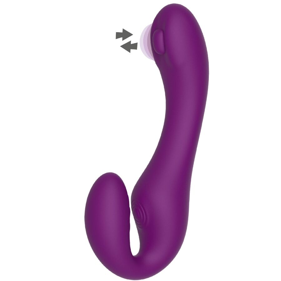 Vibrateur Strapless 2 en 1 Xocoon Télécommandé Violet - Xocoon