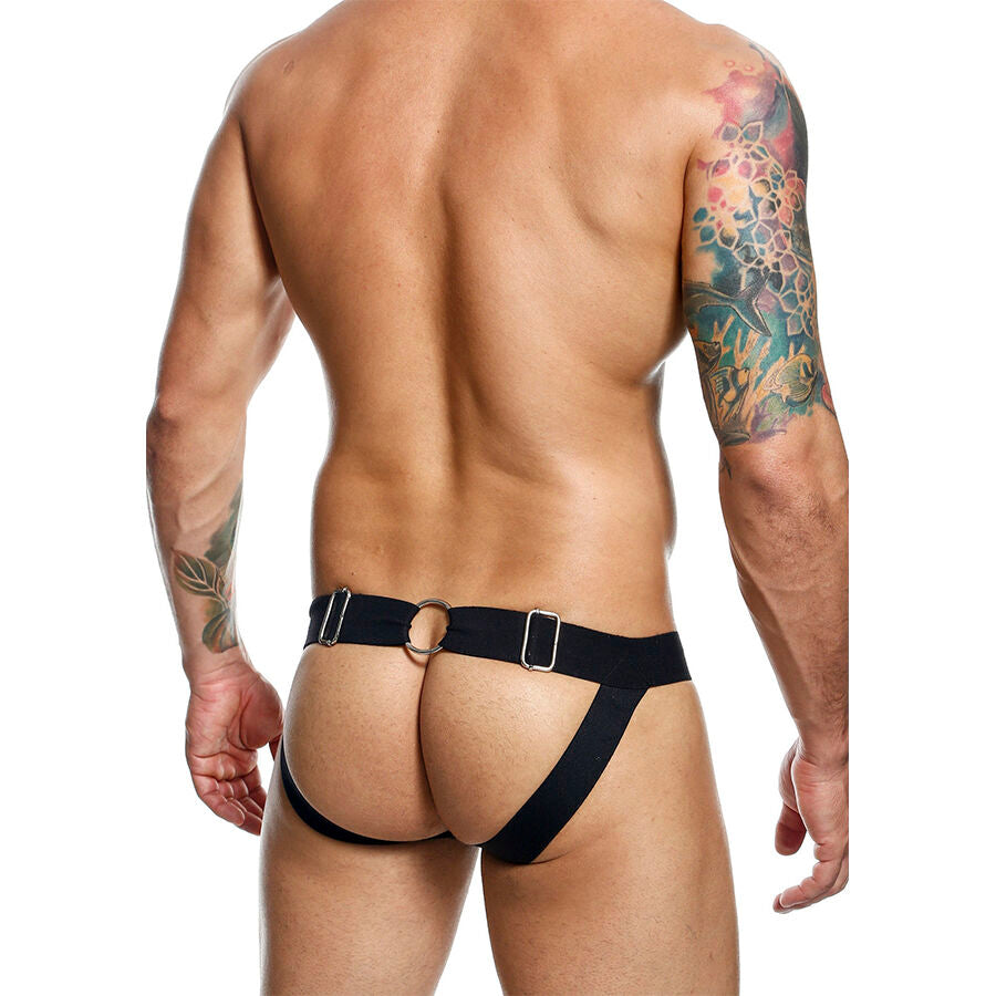 Jockstrap Dungeon Noir à Chaîne Taille Unique - MaleBasics - MOB