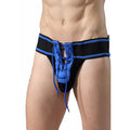 MOB - JOCKSTRAP FETISH FOOTBALL BLEU TAILLE L